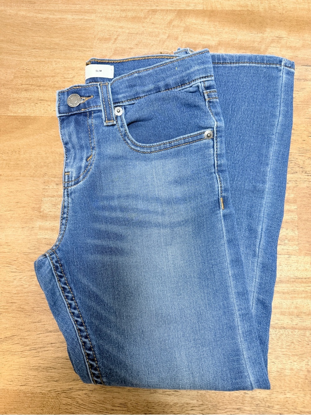 Signature by Levi Strauss Medium Blue Straight Jeans